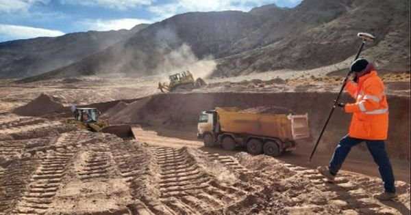 Argentine mining industry volume exports significantly lower