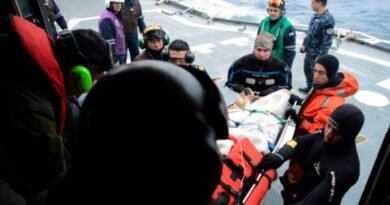 Argentine Navy rescues injured sailor off South Georgia Islands