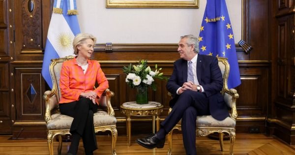 Fernández, von der Leyen discuss EU-Mercosur ties