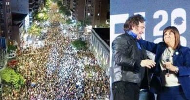 Córdoba streets filled with Milei supporters