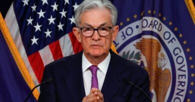 U.S. Federal Reserve Chairman Jerome Powell holds a press conference after the release of the Fed policy decision to leave interest rates unchanged, at the Federal Reserve in Washington, U.S, September 20, 2023. REUTERS/Evelyn Hockstein