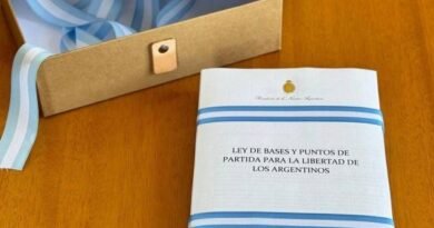 Milei sends multi-item reform bill to Argentine Congress